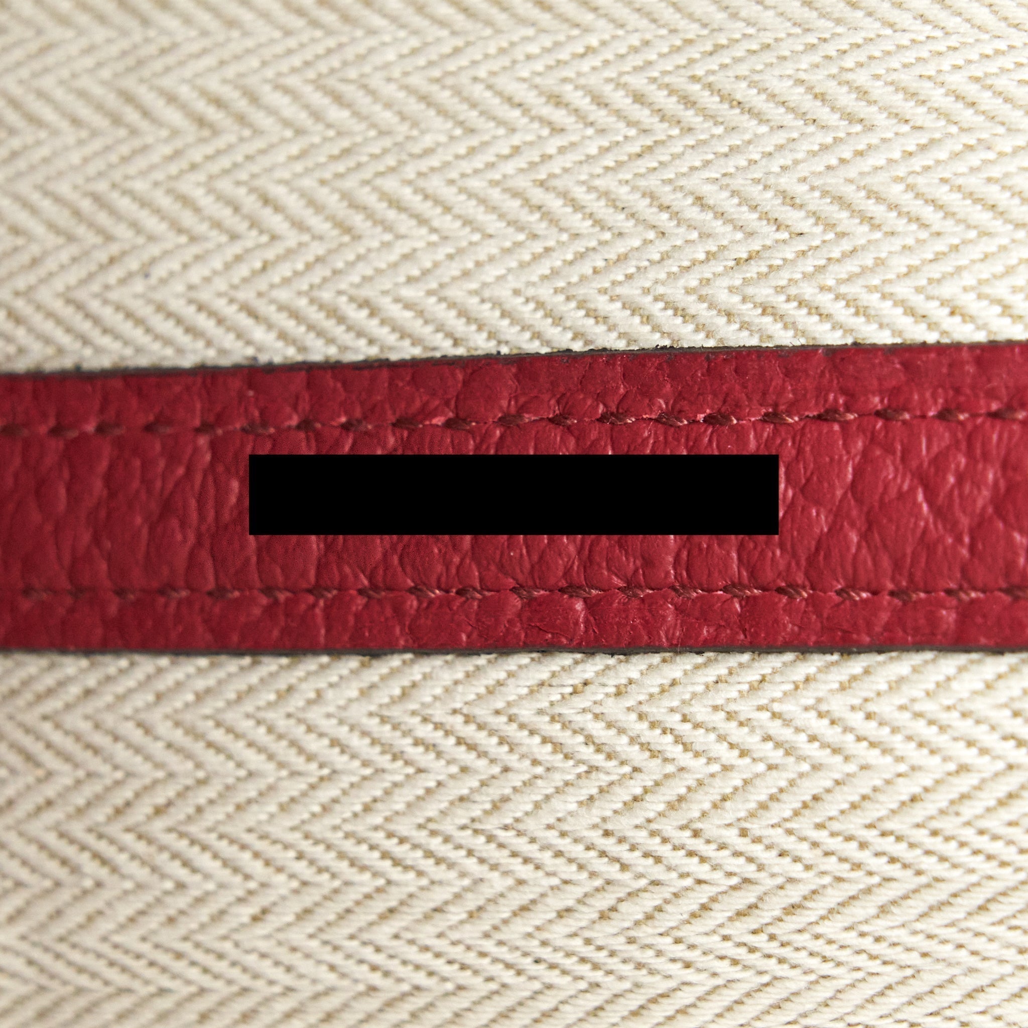 HERMES GARDEN PARTY 30 VACHE COUNTRY K1 ROUGE GRENAT SHW