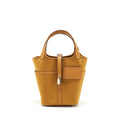 HERMES PICOTIN CARGO 18 SWIFT AND TOILE CANVAS DESERT/SESAME SHW