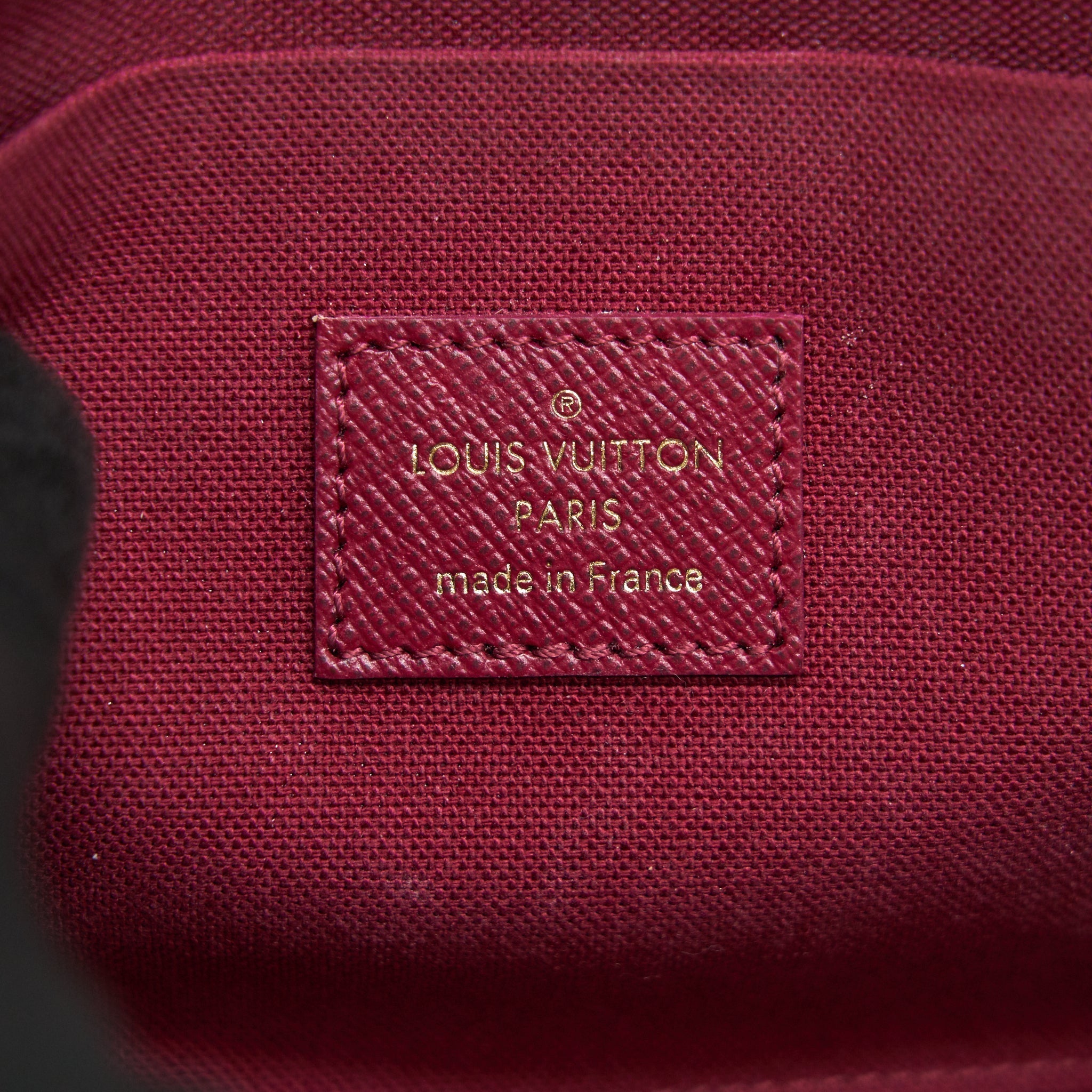 LOUIS VUITTON FELICIE POCHETTE (ZIPPED POCKET LOST)