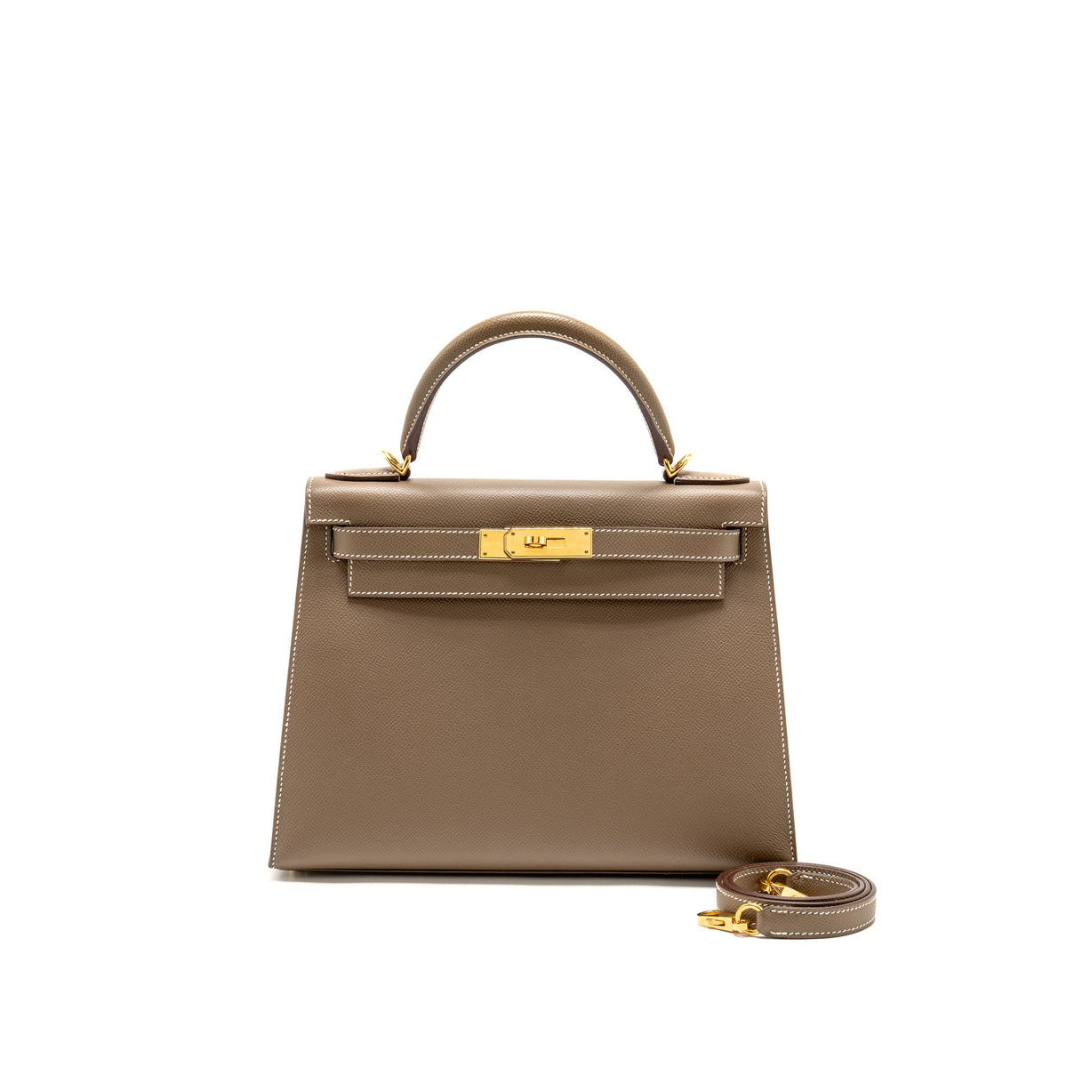 Hermes kelly 28 Epsom etoupe GHW