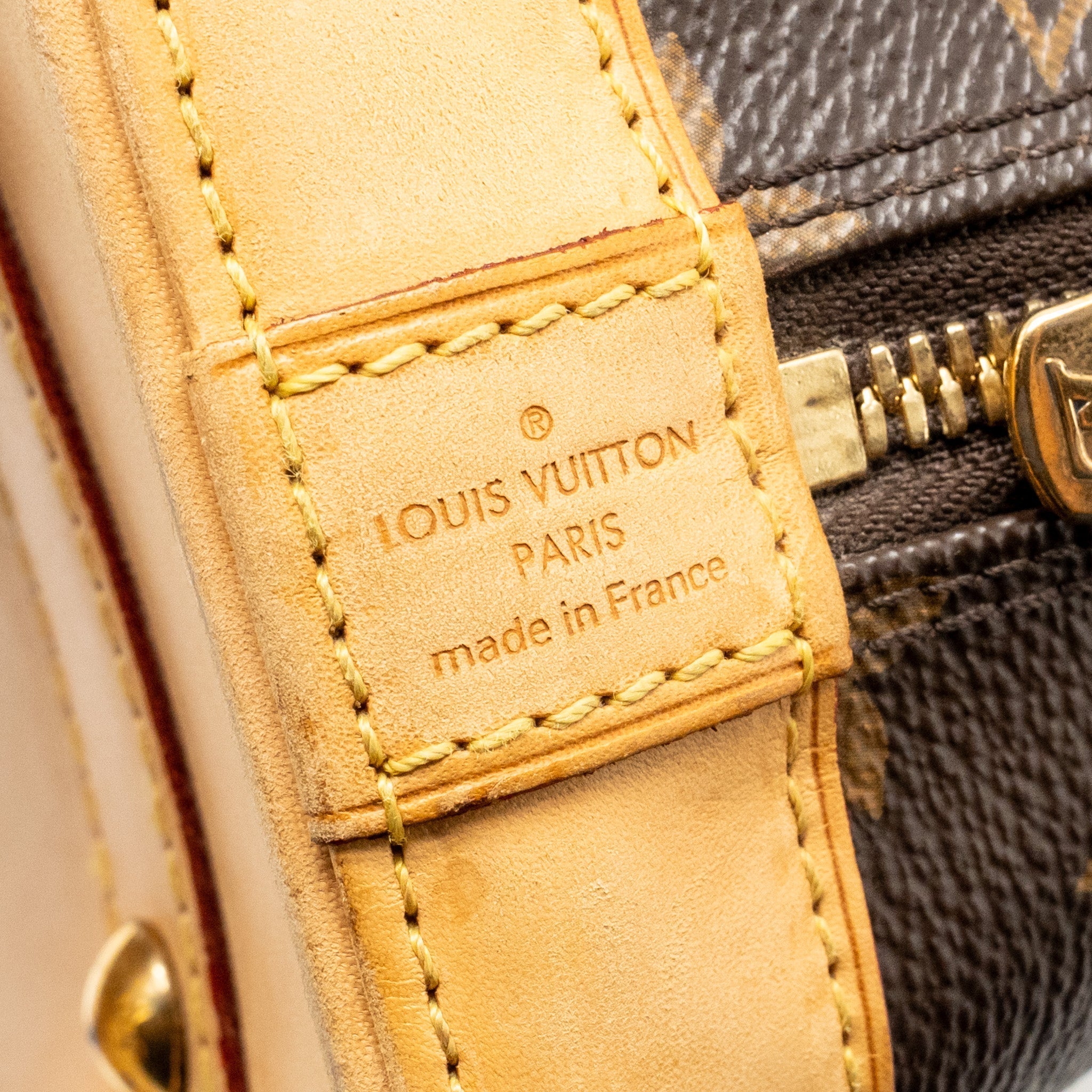 LOUIS VUITTON ALMA BB MONOGRAM CANVAS GHW