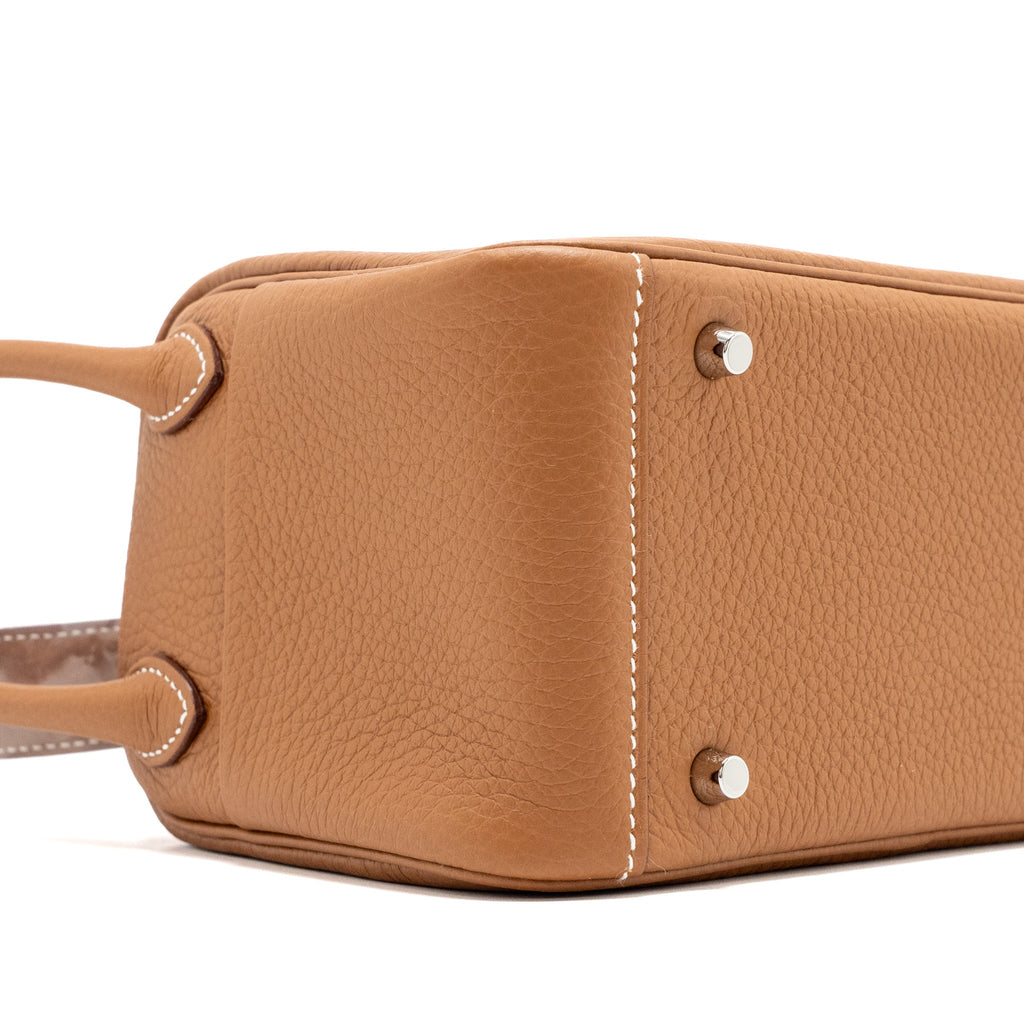 HERMES MINI LINDY CLEMENCE GOLD SHW