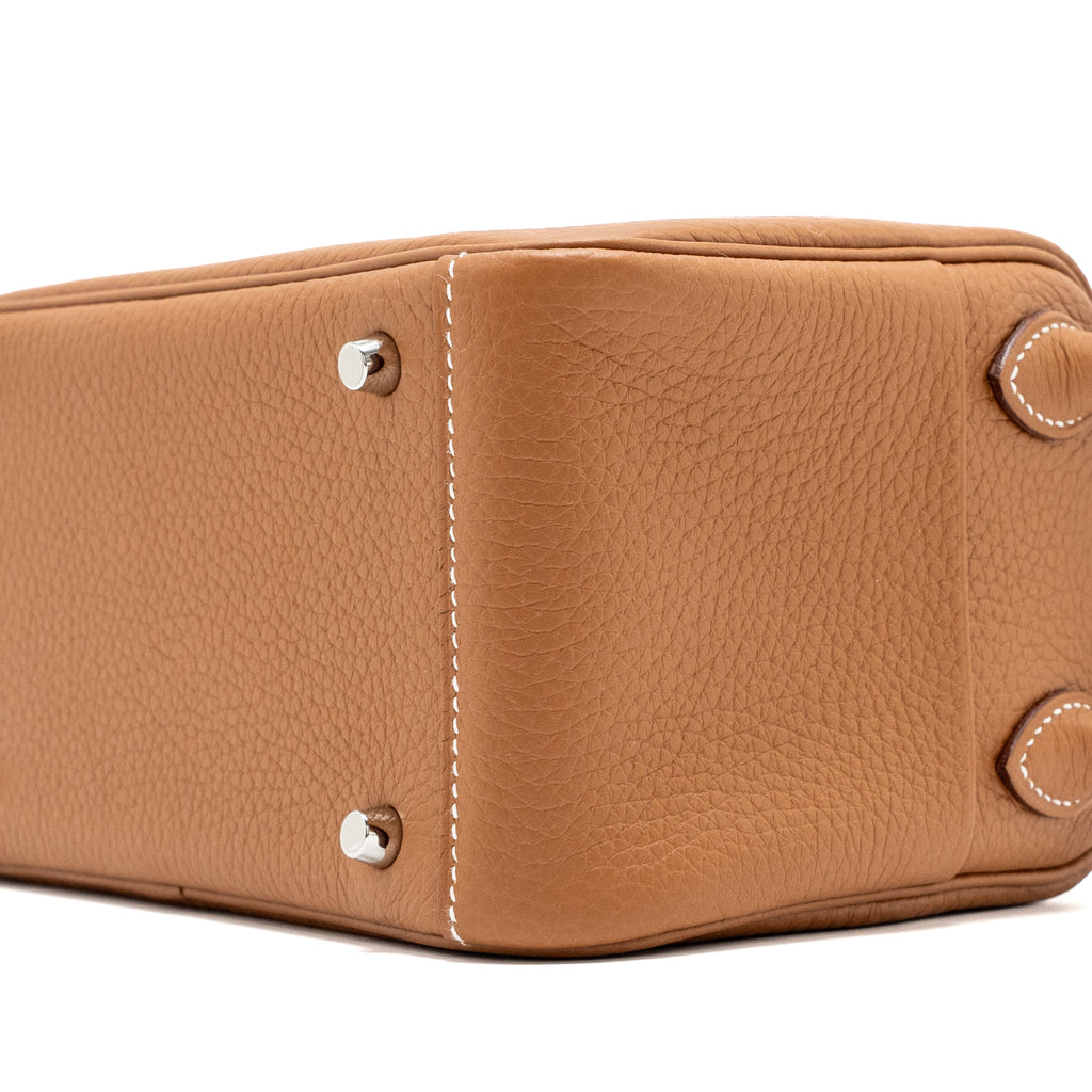 HERMES MINI LINDY CLEMENCE GOLD SHW