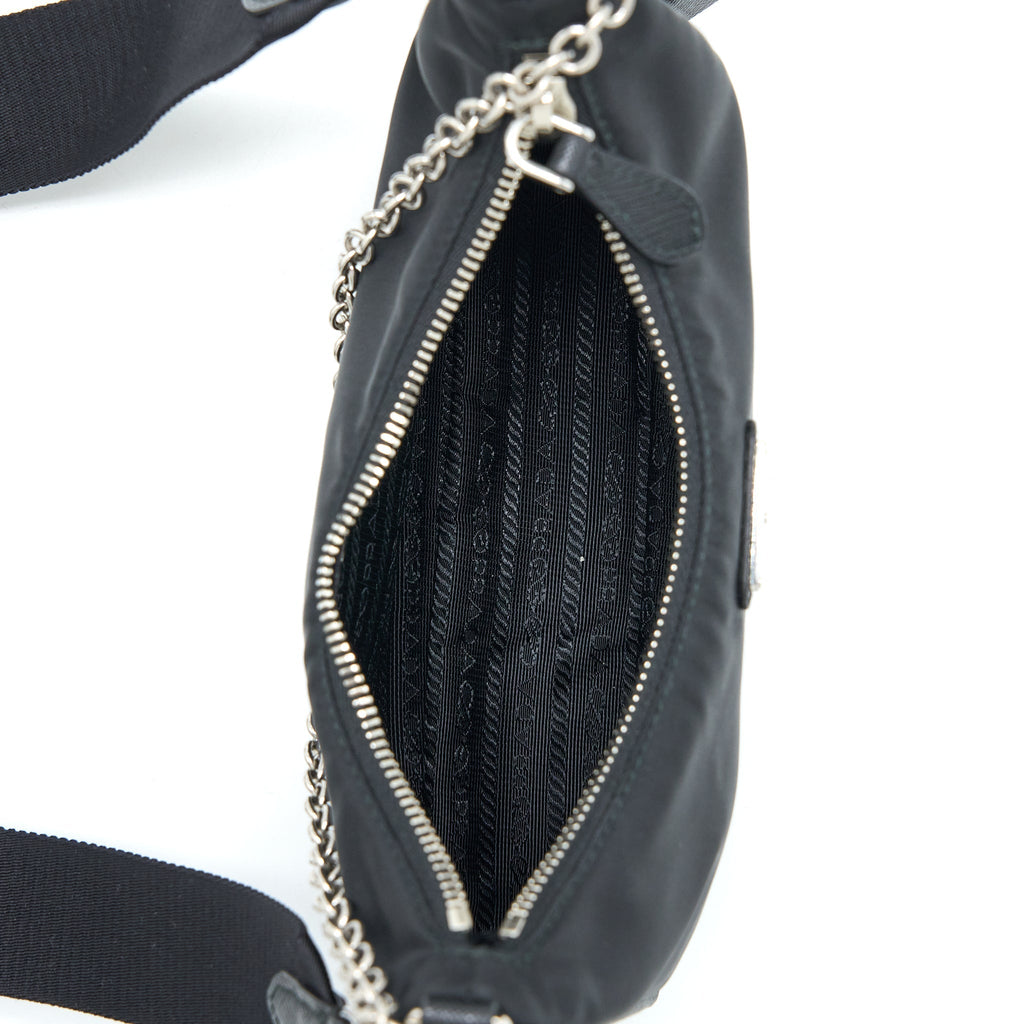 PRADA RE-EDITION 2005 RE-NYLON BAG BLACK SHW