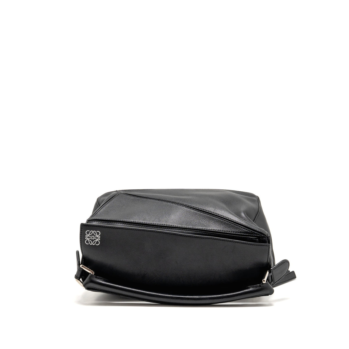 Loewe Medium Puzzle Bag Calfskin Black SHW