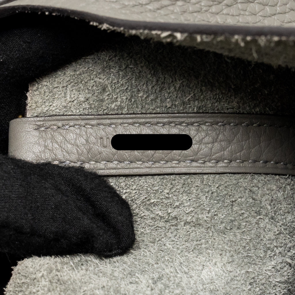 HERMES PICOTIN 18 LOCK BAG CLEMENCE GRIS MEYER GHW