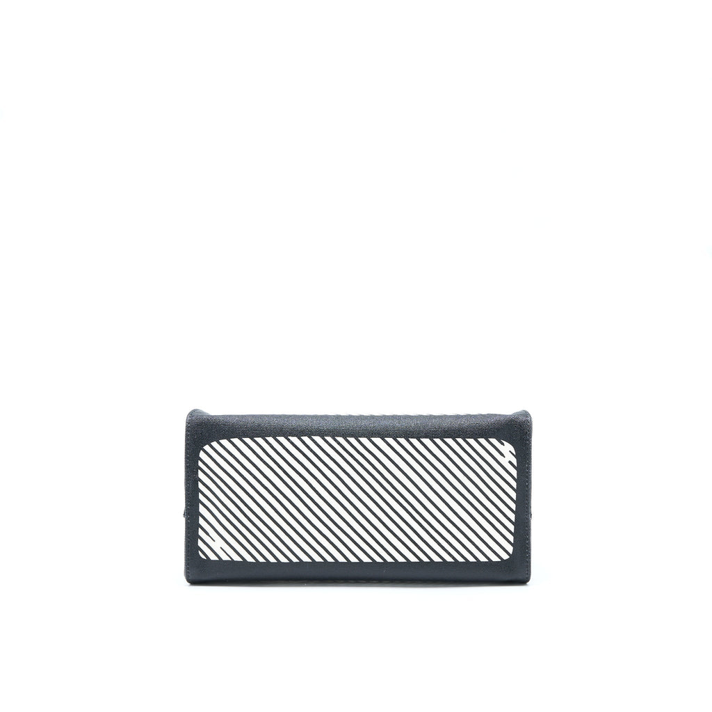 FENDI X VIDES COATED CANVAS PEEKABOO DEFENDER COVER WHITE BLACK