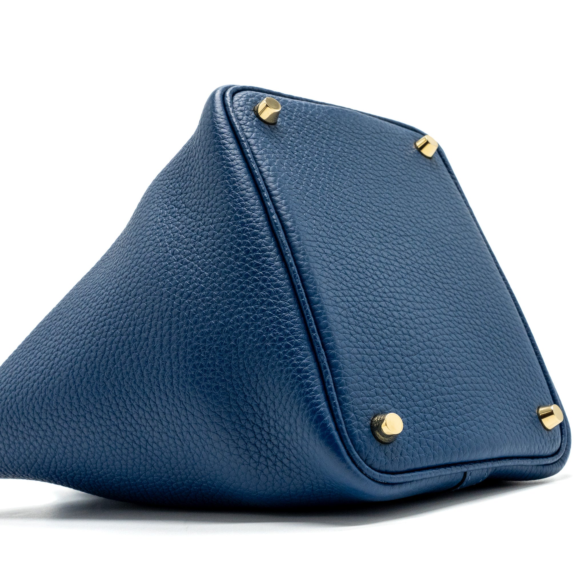 HERMES PICOTIN 18 CLEMENCE DEEP BLUE GHW
