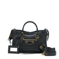 BALENCIAGA METALLIC EDG CITY S BAG BLACK GHW
