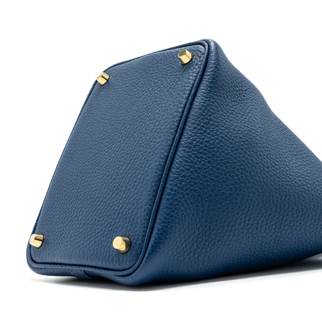 HERMES PICOTIN 18 CLEMENCE DEEP BLUE GHW