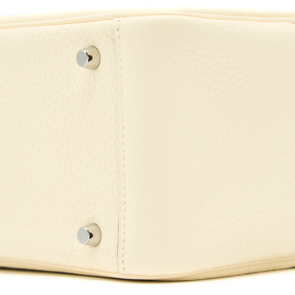 Hermes Mini Lindy Clemence Nata Multicolour Strap SHW