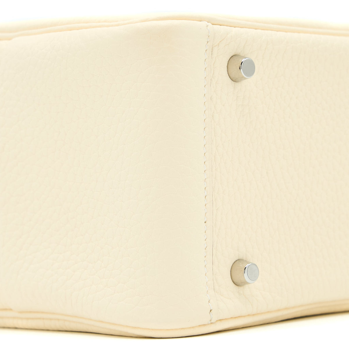 Hermes Mini Lindy Clemence Nata Multicolour Strap SHW