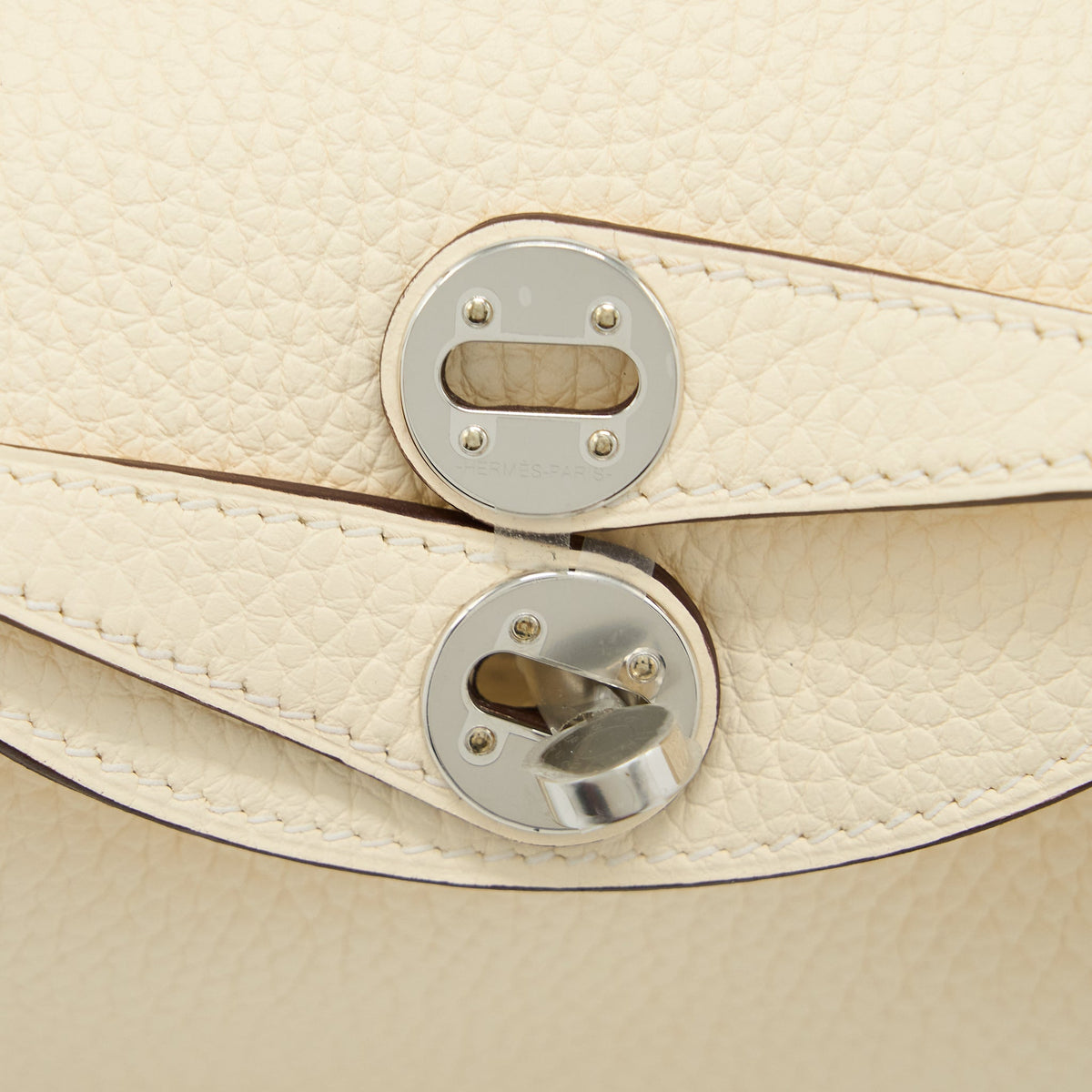 Hermes Mini Lindy Clemence Nata Multicolour Strap SHW