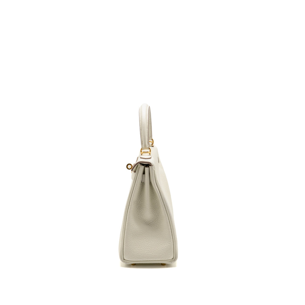 Hermes Kelly 25 Togo Mushroom GHW