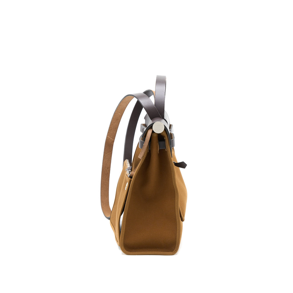 HERMES HERBAG 31 BERLINE/VACHE HUNTER ALEZAN/EBENE SHW