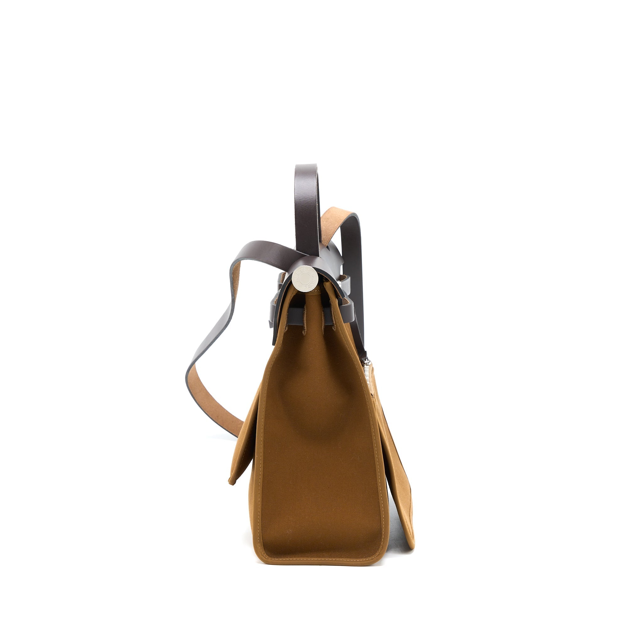 HERMES HERBAG 31 BERLINE/VACHE HUNTER ALEZAN/EBENE SHW