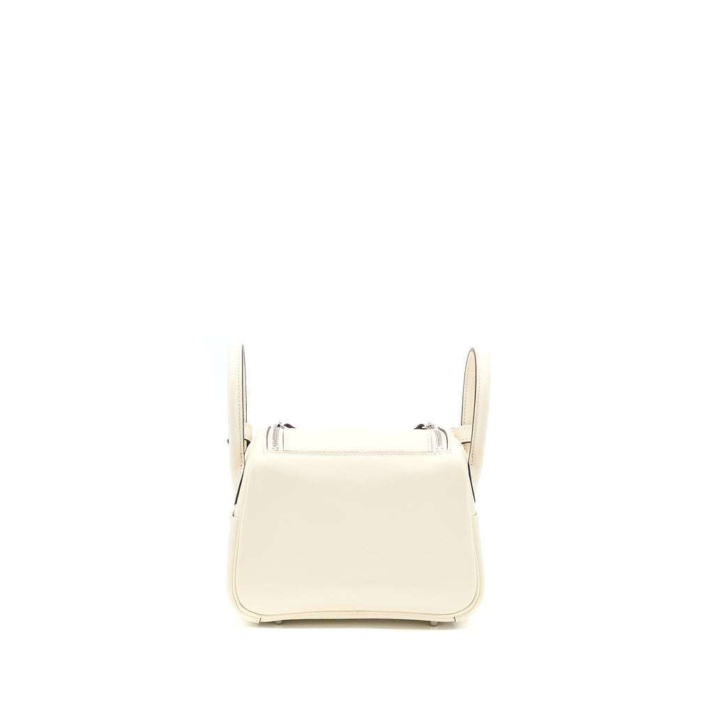 Hermes Mini Lindy Swift Nata/Sesame SHW