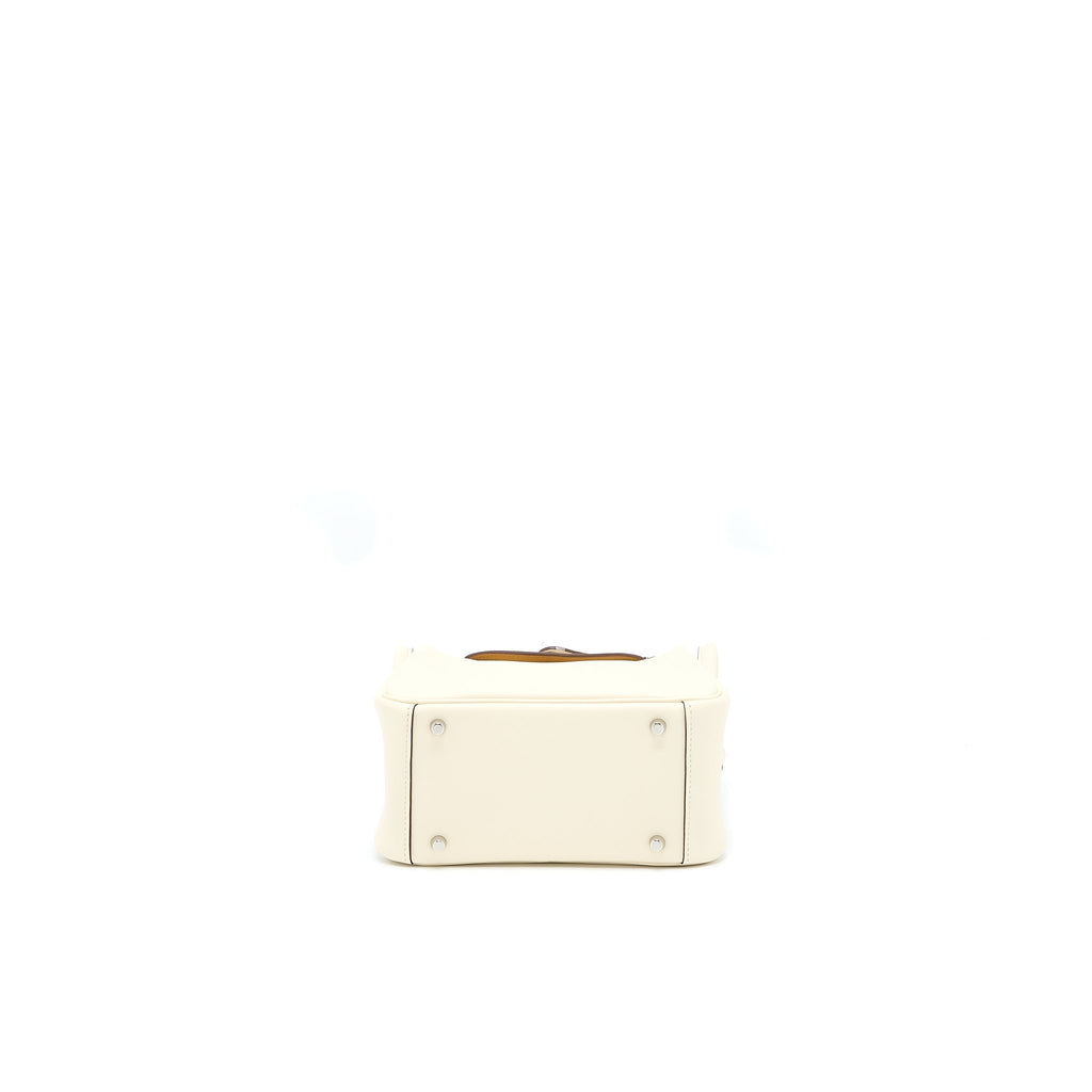 Hermes Mini Lindy Swift Nata/Sesame SHW
