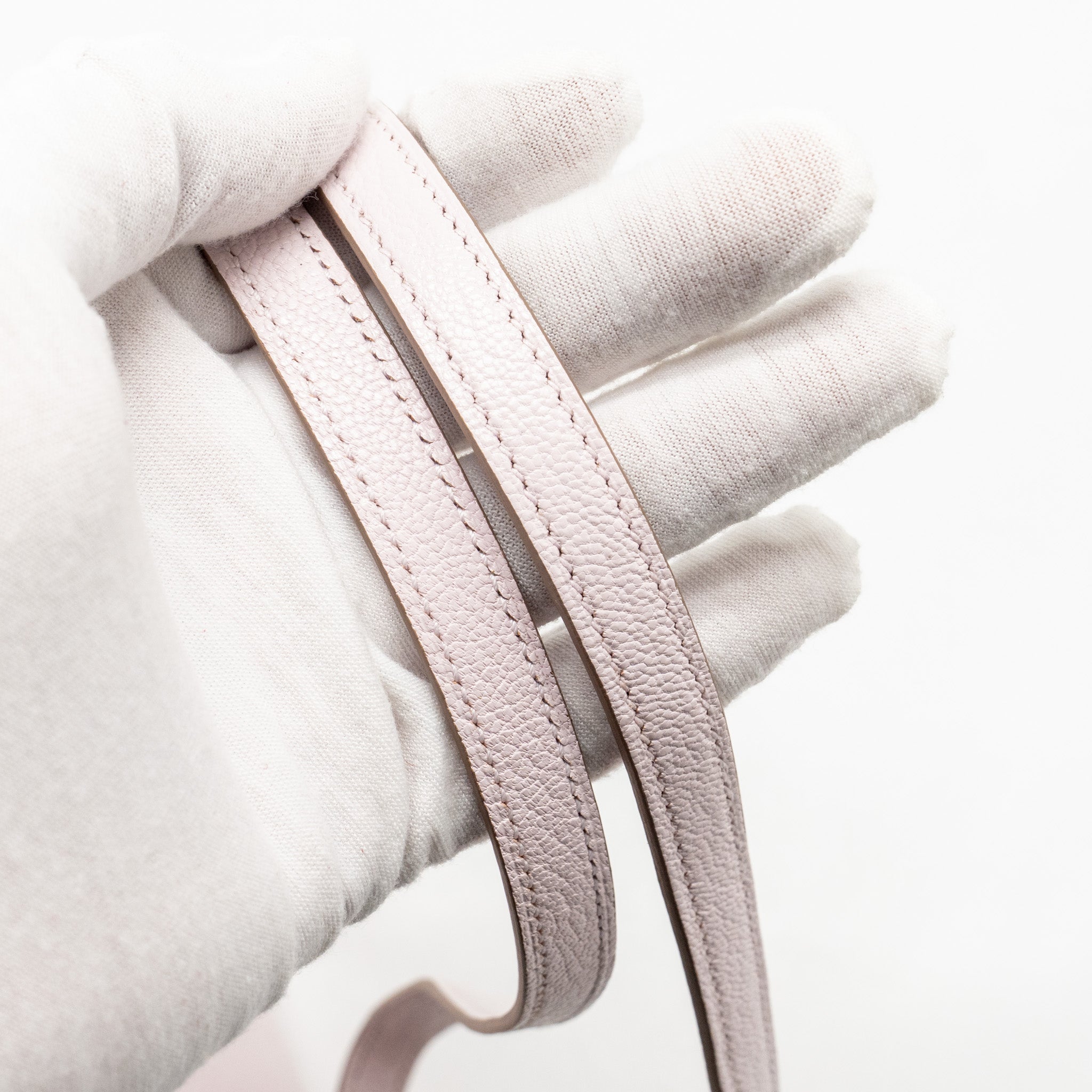 HERMES MINI CONSTANCE CHEVRE MYSORE MAUVE PALE RGHW