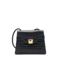 CHANEL VINTAGE KELLY FLAP BAG WITH LONG STRAP BLACK 24K GHW