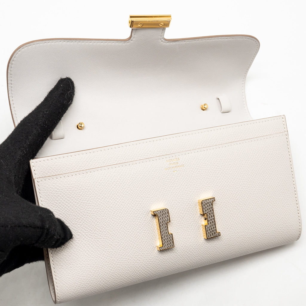 Hermes Constance to go epsom/ lizard gris pale / gris tourterelle GHW