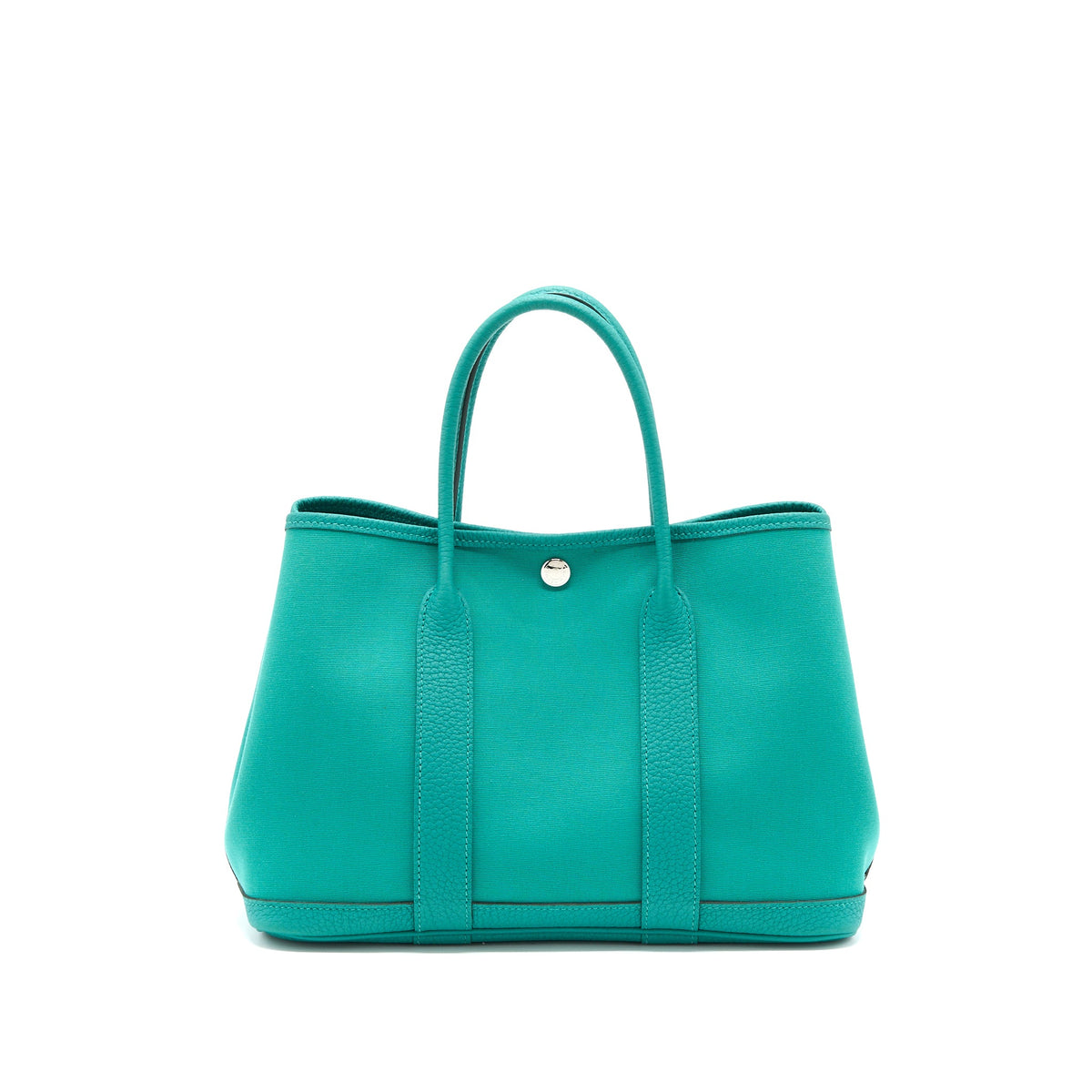 Hermes Garden Party 30 Canvas/Negonda Green SHW