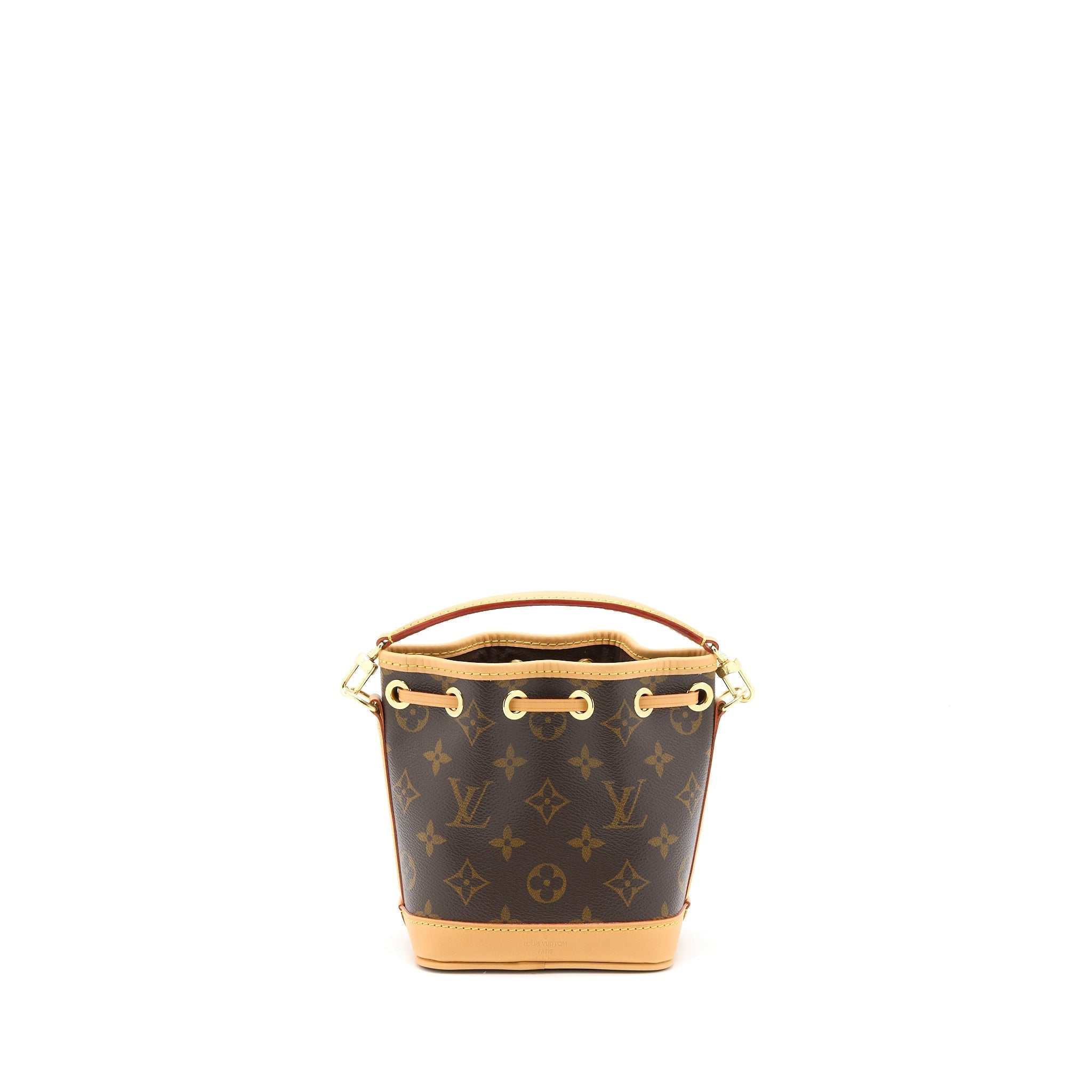 LOUIS VUITTON NANO NOE MONOGRAM CANVAS GHW (NEW VERSION)