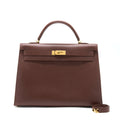Hermes Kelly 40 Epsom chocolate GHW