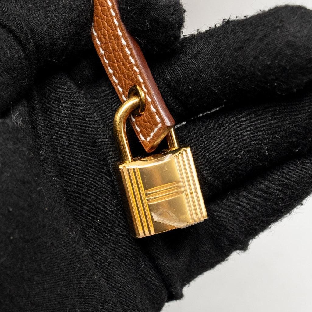 HERMES PICOTIN 18 LOCK BAG CLEMENCE GOLD GHW