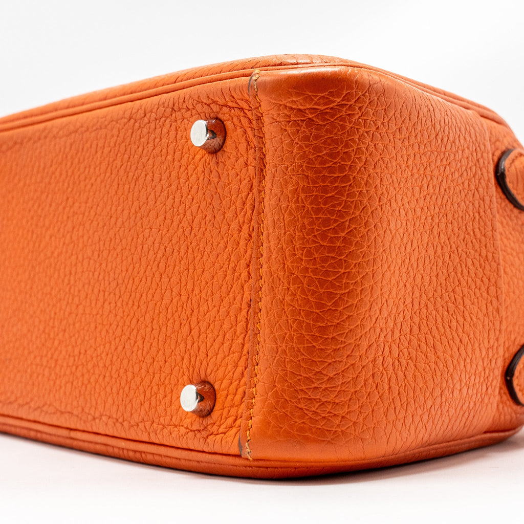 HERMES MINI LINDY CLEMENCE FEU SHW