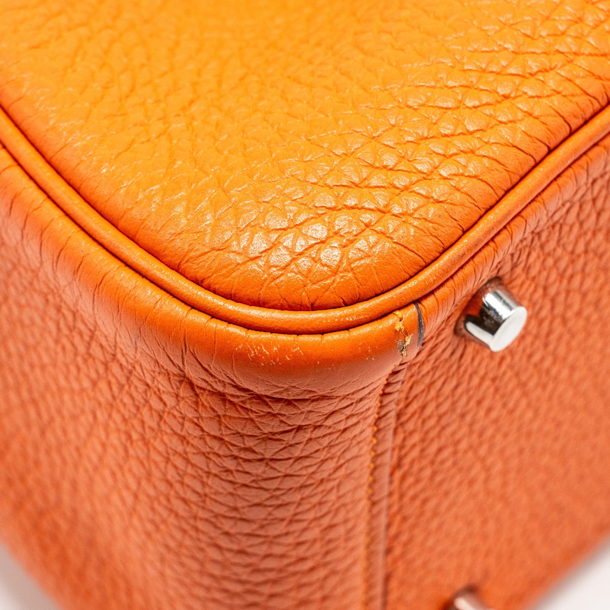 HERMES MINI LINDY CLEMENCE FEU SHW