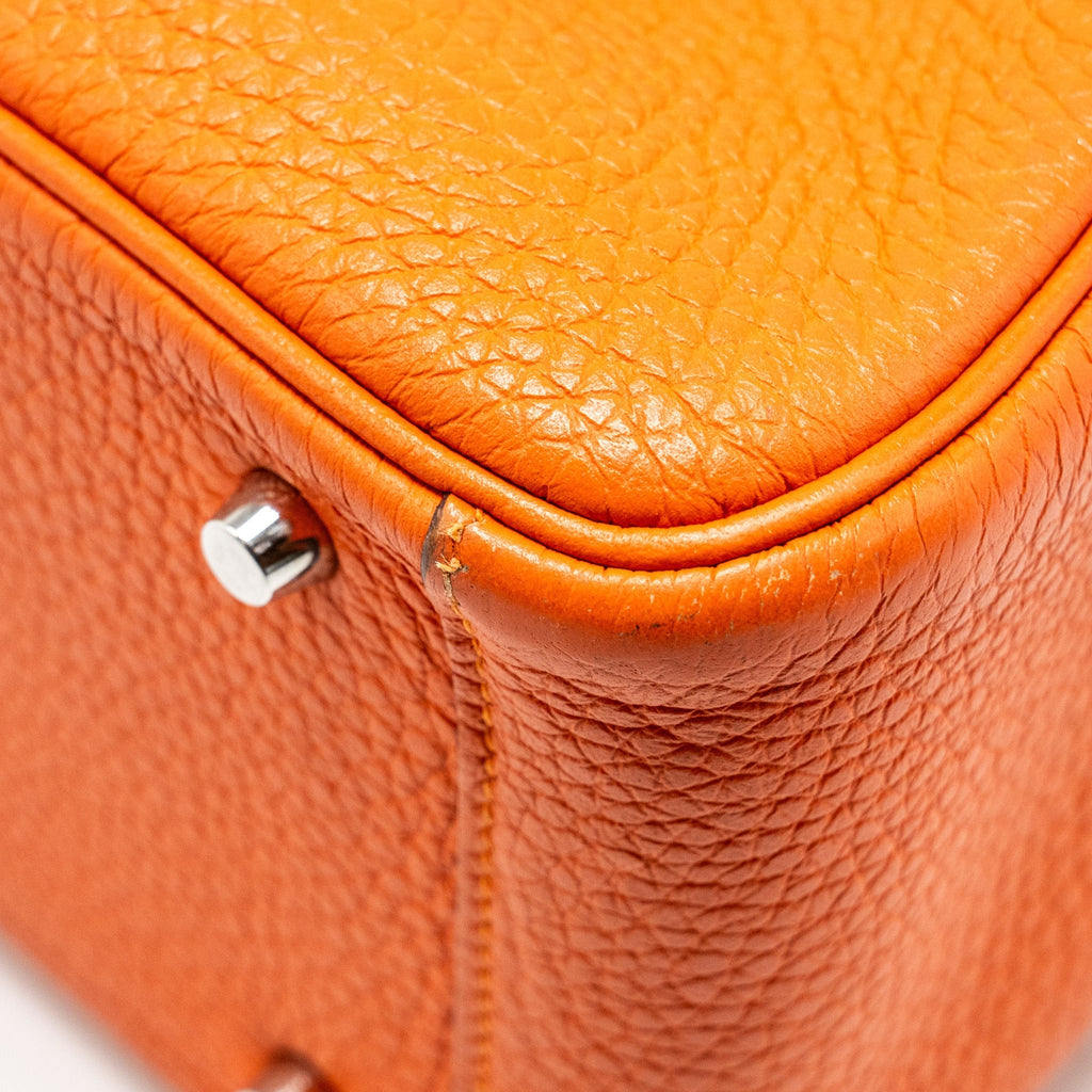 HERMES MINI LINDY CLEMENCE FEU SHW