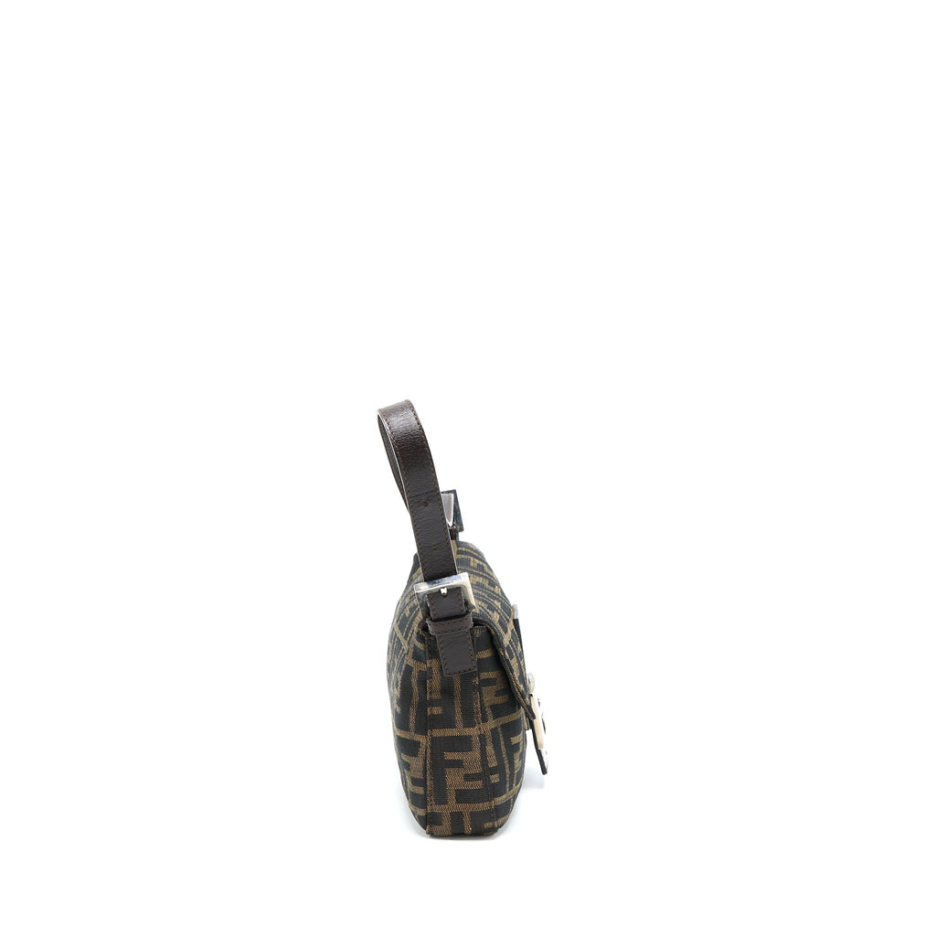 FENDI VINTAGE BAGUETTE SHOUDER BAG FF JACQIARD SHW