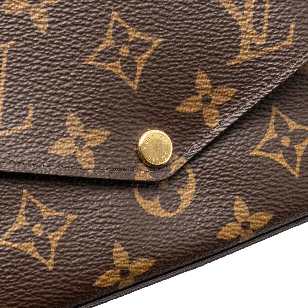 LOUIS VUITTON FELICE POCHETTE MONOGRAM CANVAS GHW
