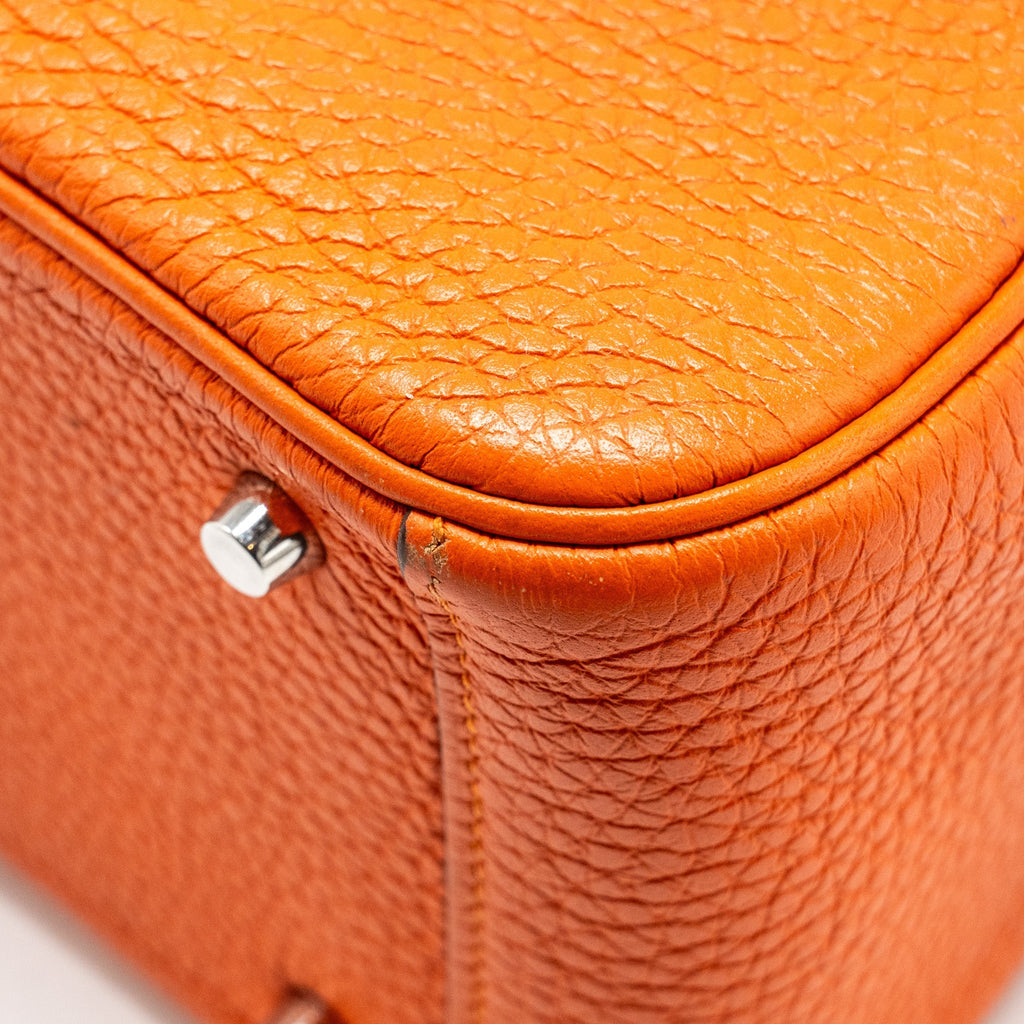 HERMES MINI LINDY CLEMENCE FEU SHW