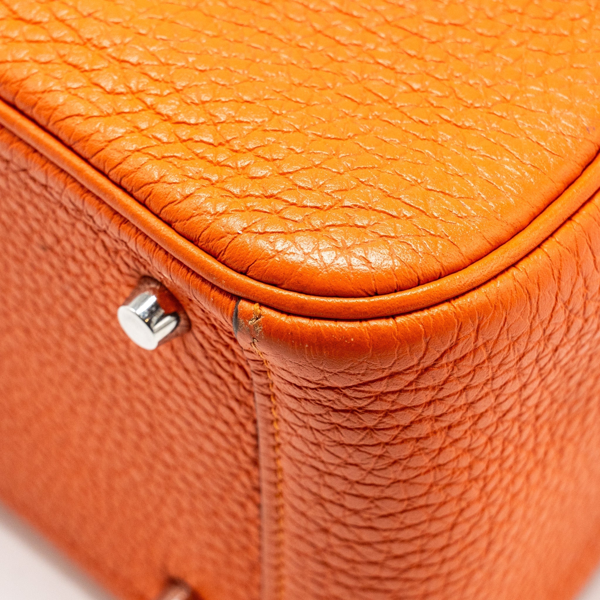 HERMES MINI LINDY CLEMENCE FEU SHW