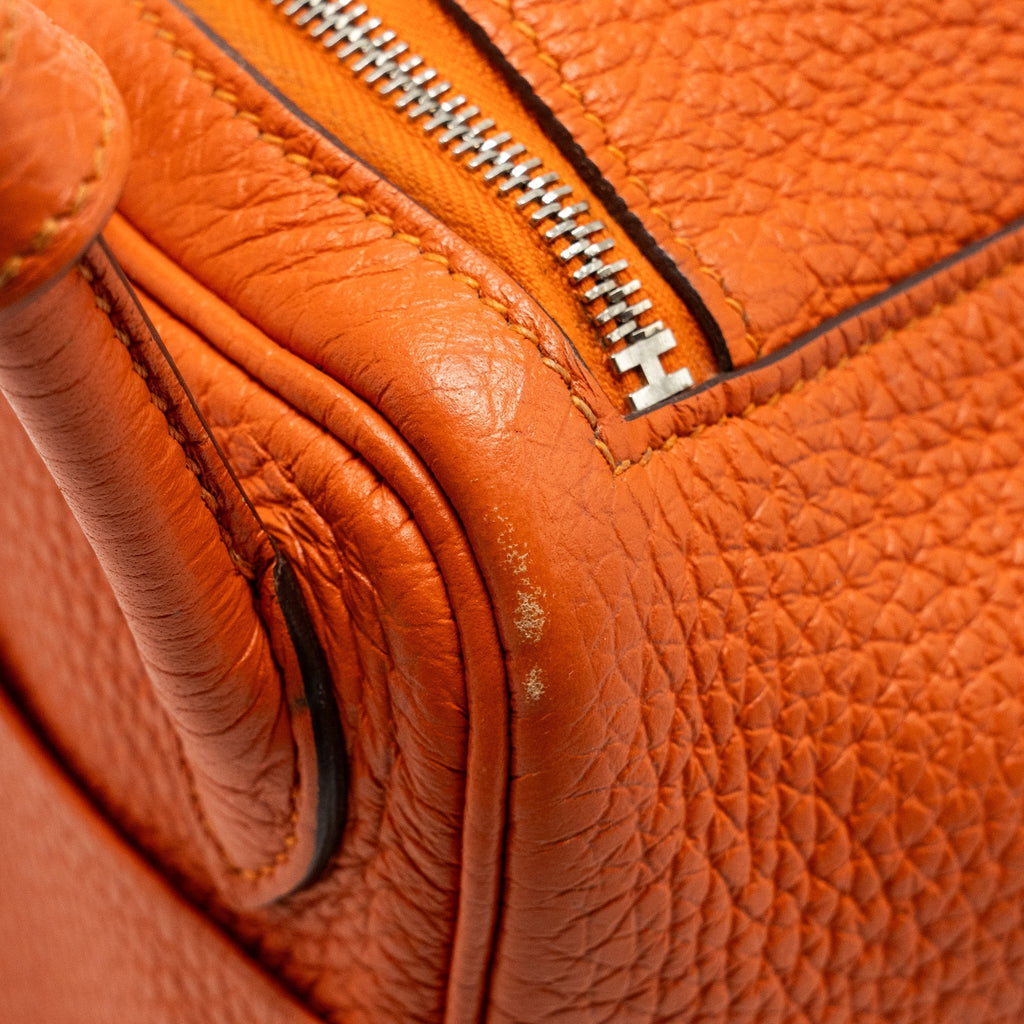 HERMES MINI LINDY CLEMENCE FEU SHW