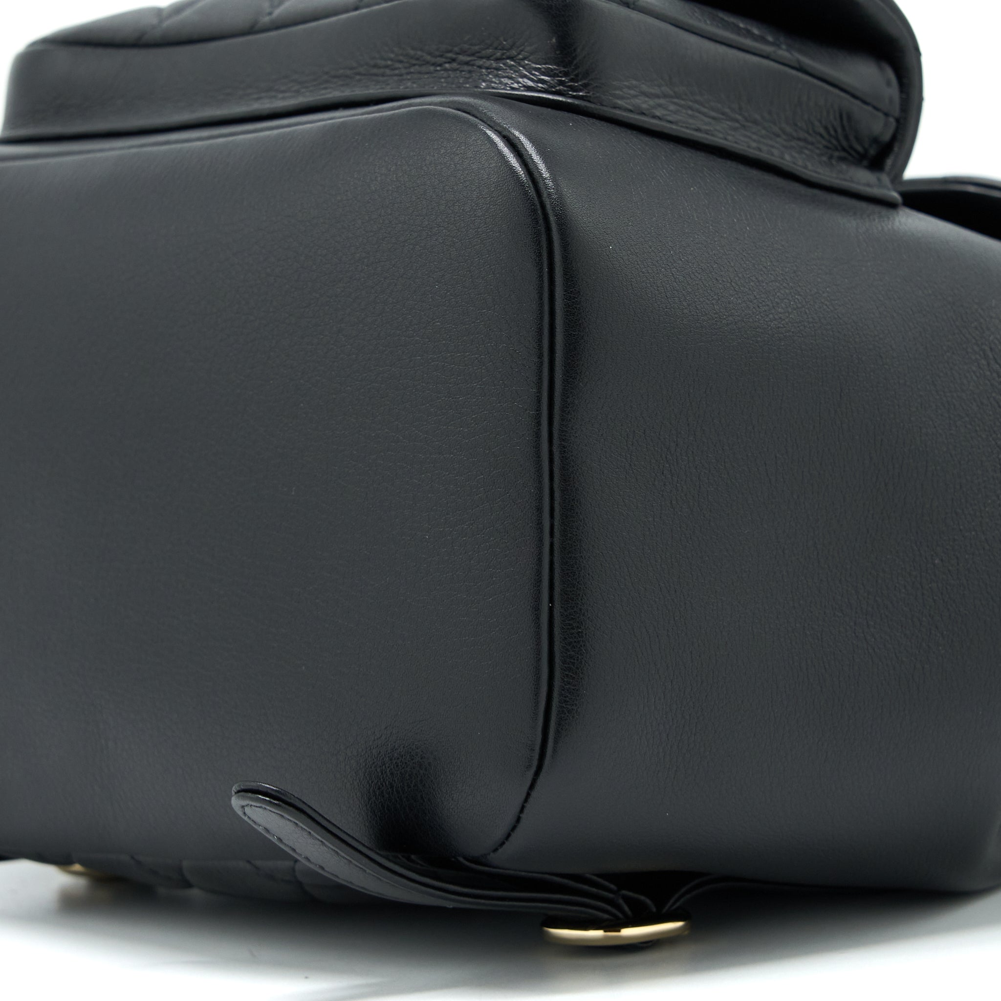 CHANEL 23C LARGE DUMA BACKPACK CALFSKIN BLACK LGHW (MICROCHIP)