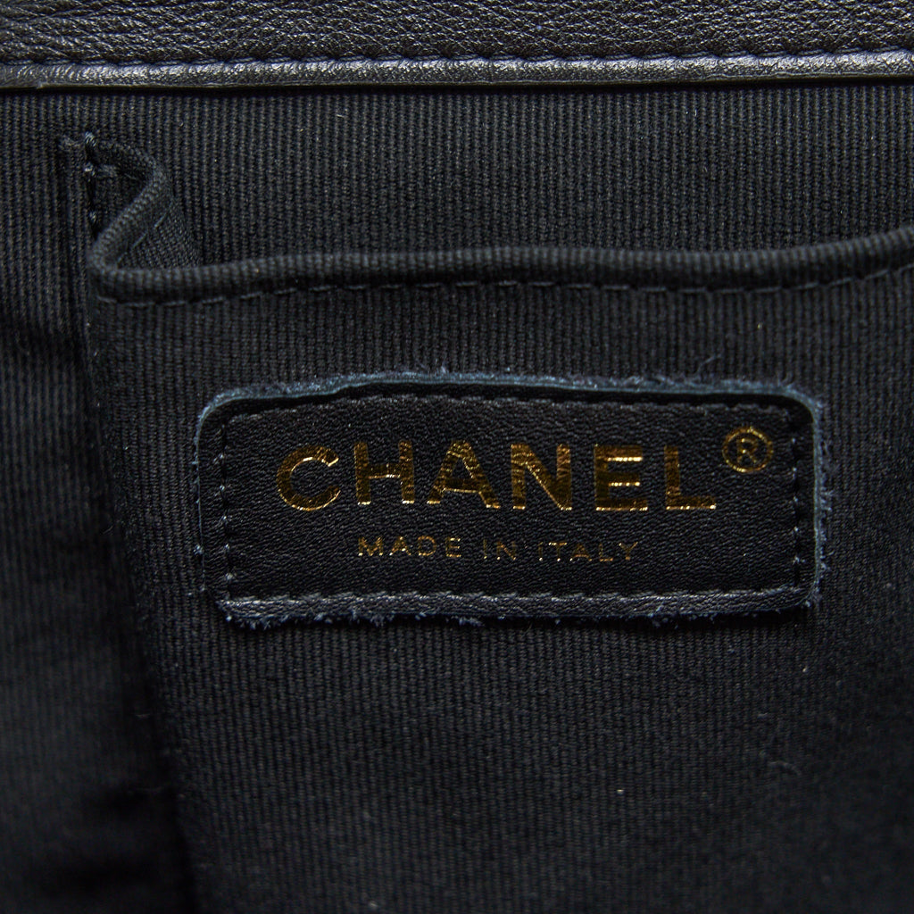 CHANEL 23C LARGE DUMA BACKPACK CALFSKIN BLACK LGHW (MICROCHIP)