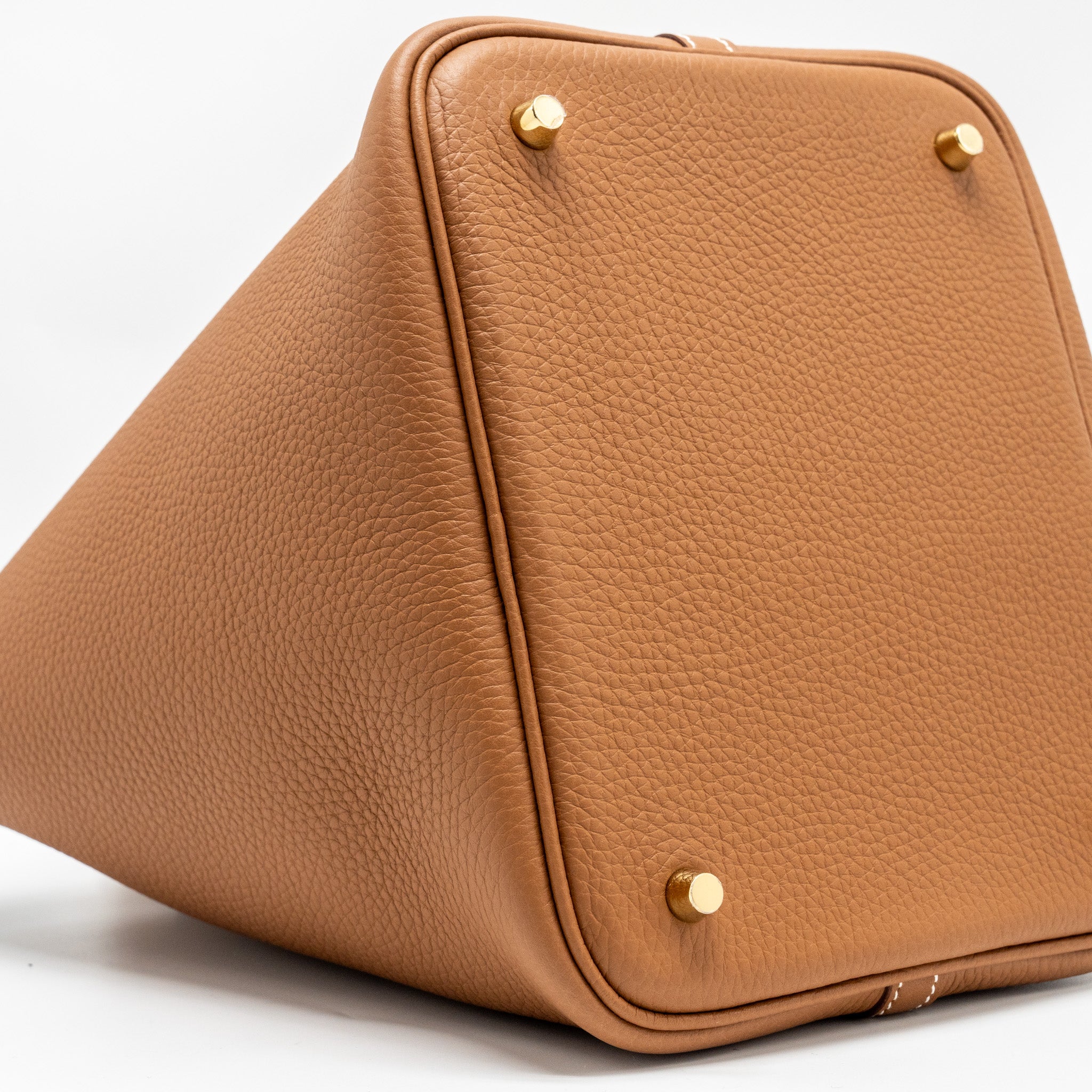 HERMES PICOTIN 22 LOCK BAG CLEMENCE GOLD GHW