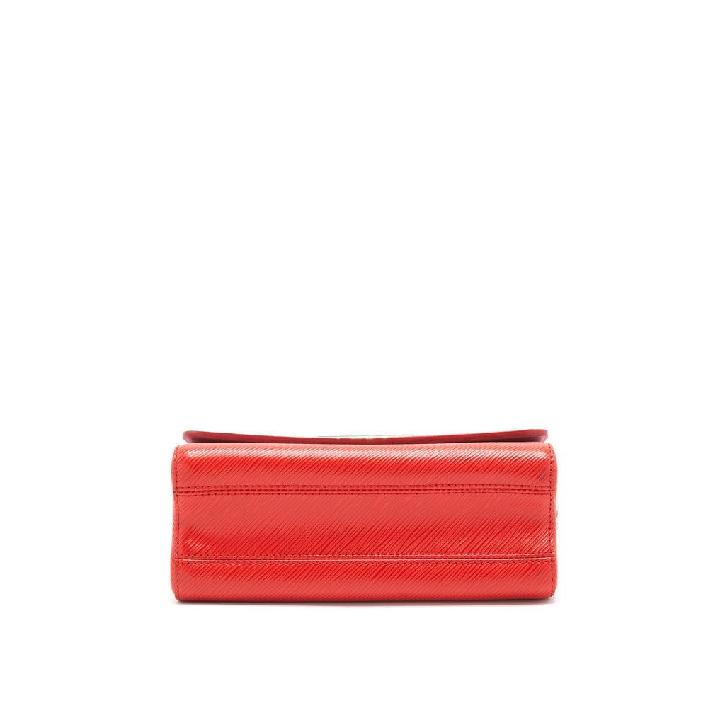 LOUIS VUITTON TWIST BAG MM RED SHW