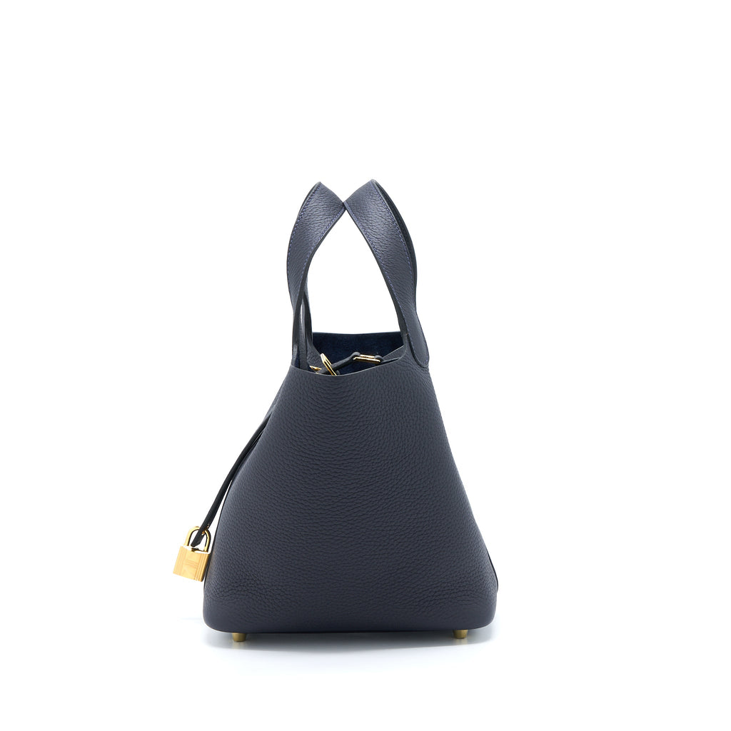 Hermes Picotin 18 Lock Bag Clemence 3Y Caban GHW