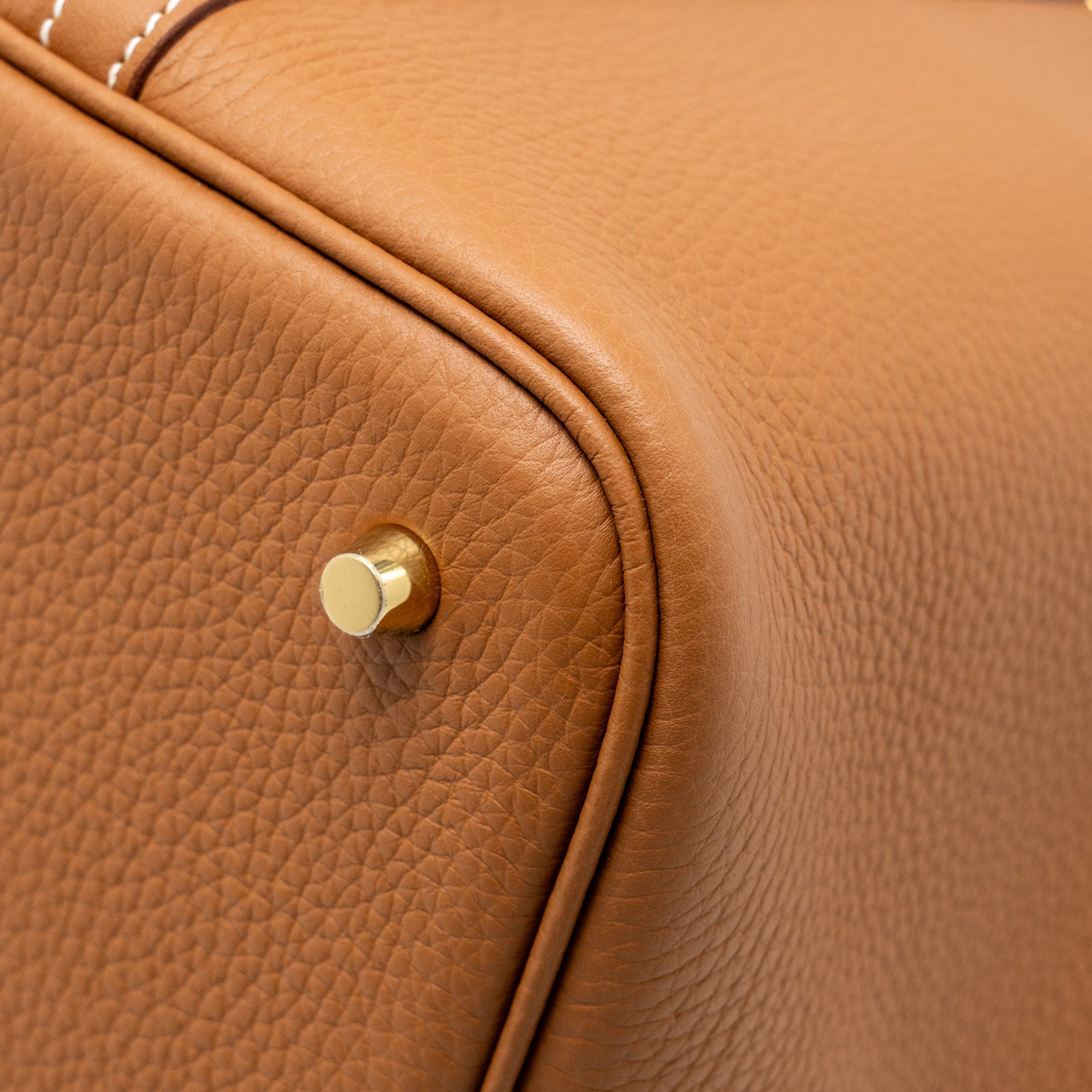 HERMES PICOTIN 22 LOCK BAG CLEMENCE GOLD GHW