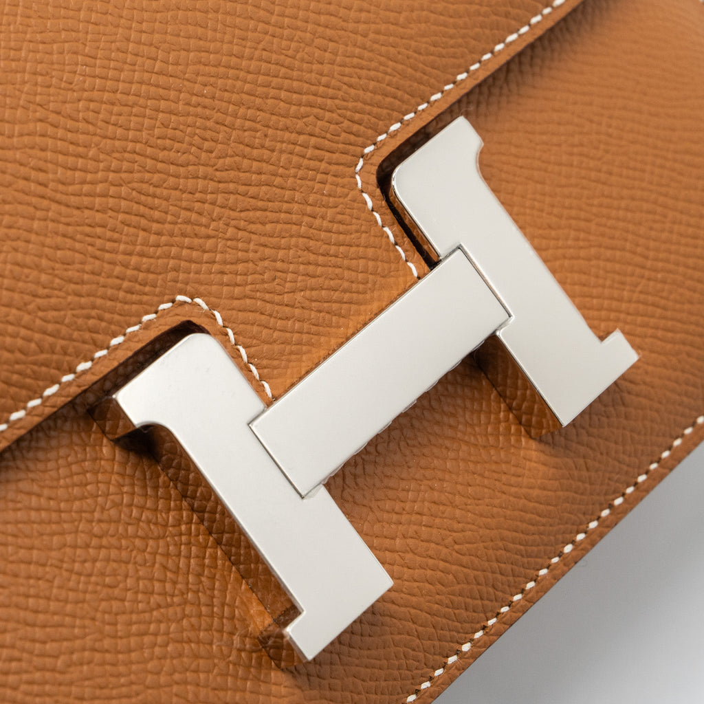 Hermes mini constance epsom gold SHW (New Version)