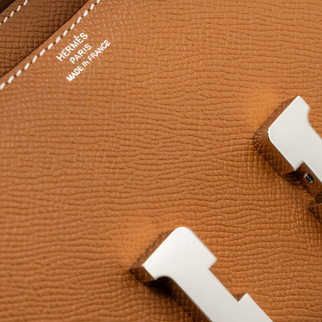 Hermes mini constance epsom gold SHW (New Version)