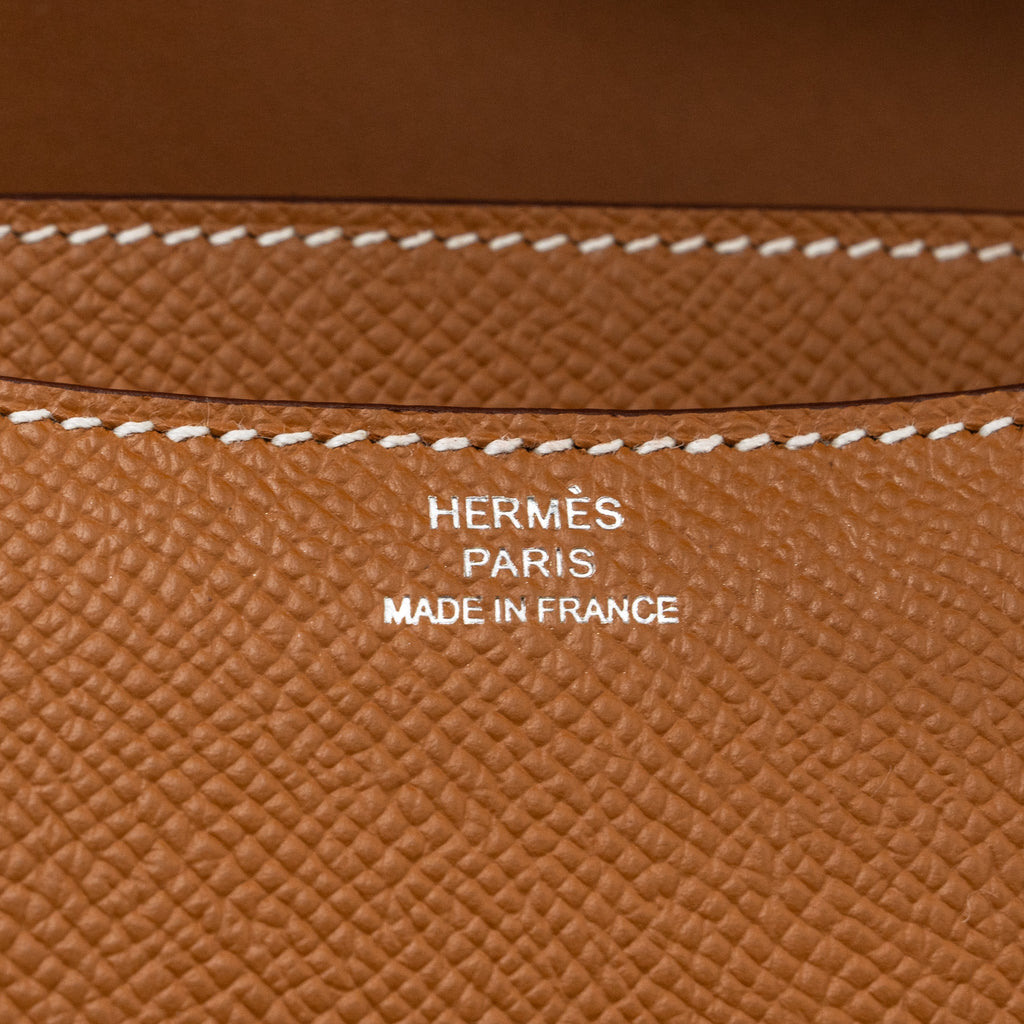 Hermes mini constance epsom gold SHW (New Version)