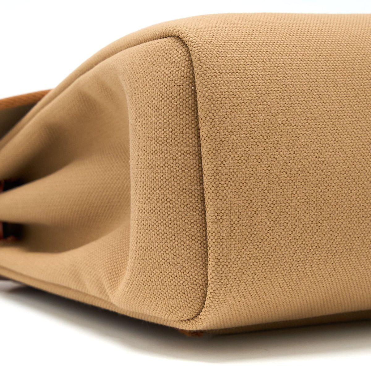 Hermes Herbag 31 Zip Bag Canvas/ Hunter Chai/ Natu Sable/Fauve/Cuivre GHW