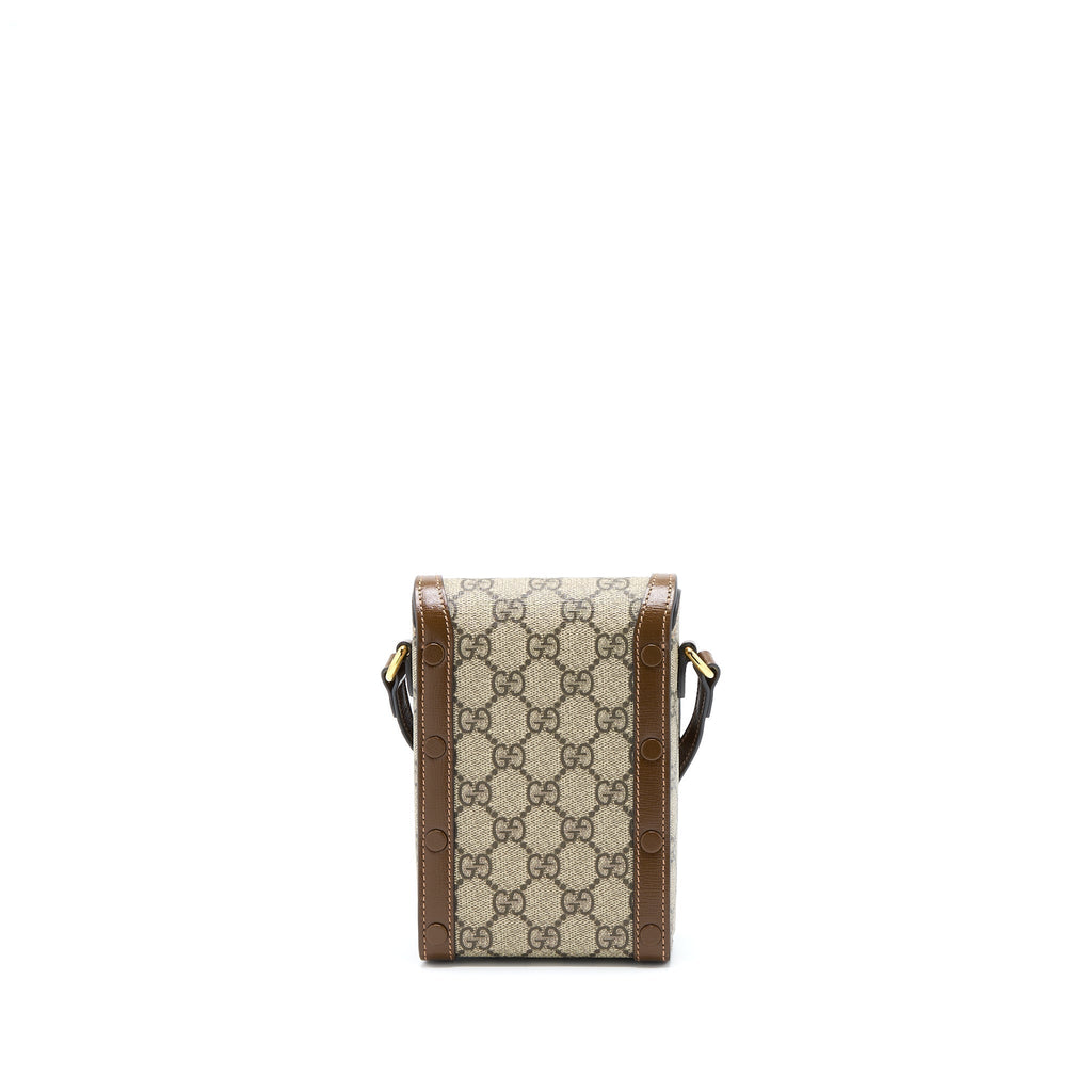 GUCCI HORSEBIT 1955 MINI BAG GG SUPREME GHW