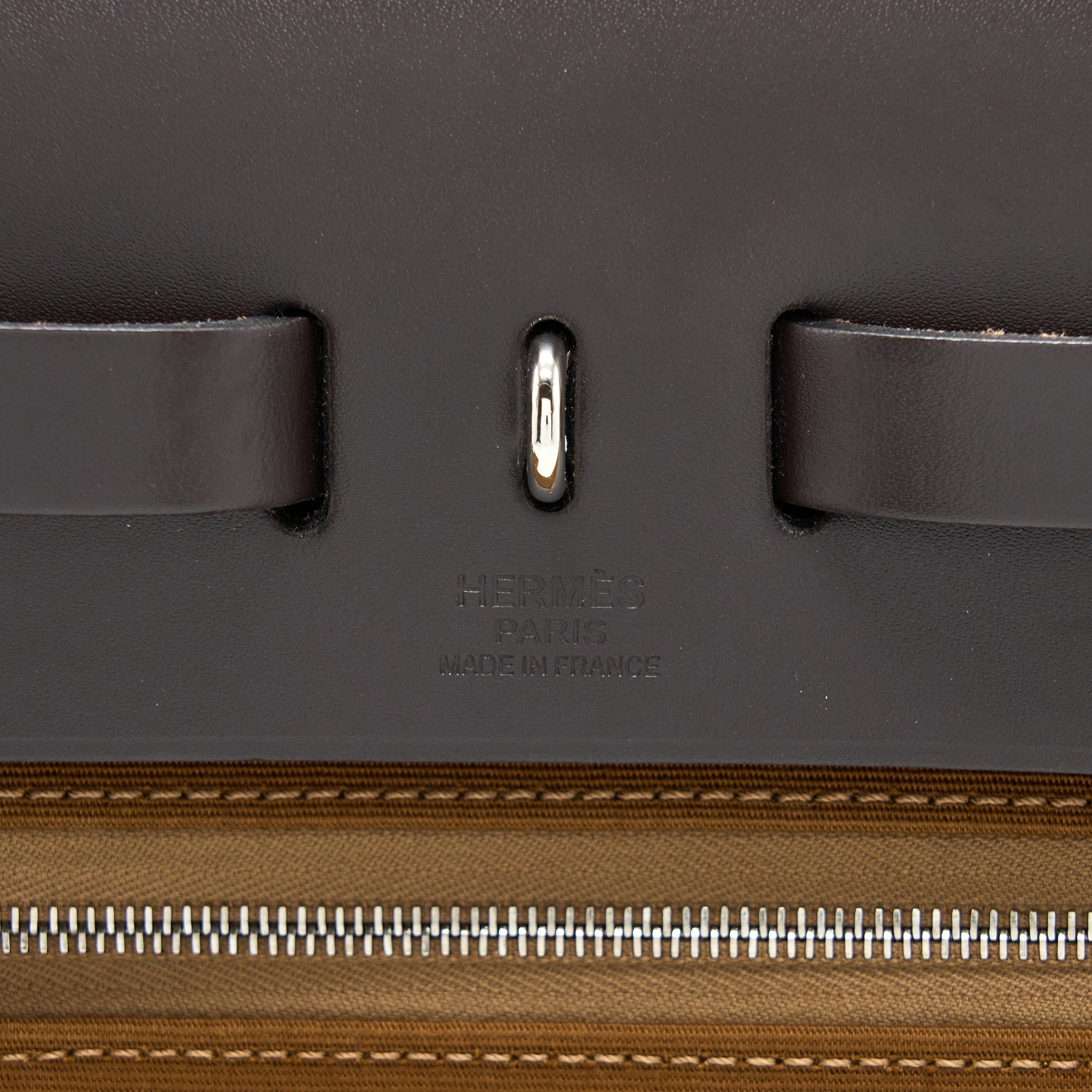 HERMES HERBAG 31 BERLINE/VACHE HUNTER ALEZAN/EBENE SHW