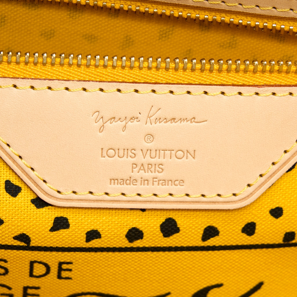 LOUIS VUITTON NEVERFULL MM YAYOI KUSAMA LIMITED EDITION GHW
